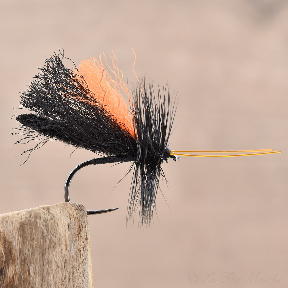 Dry Fly - Black Terminator Slickwater Caddis