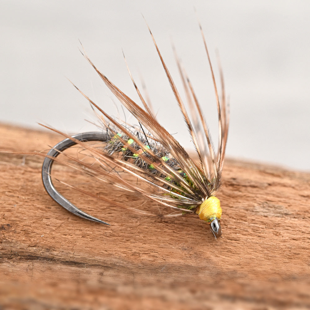 Mouche Noyée Hare & Partridge - Tête Jaune