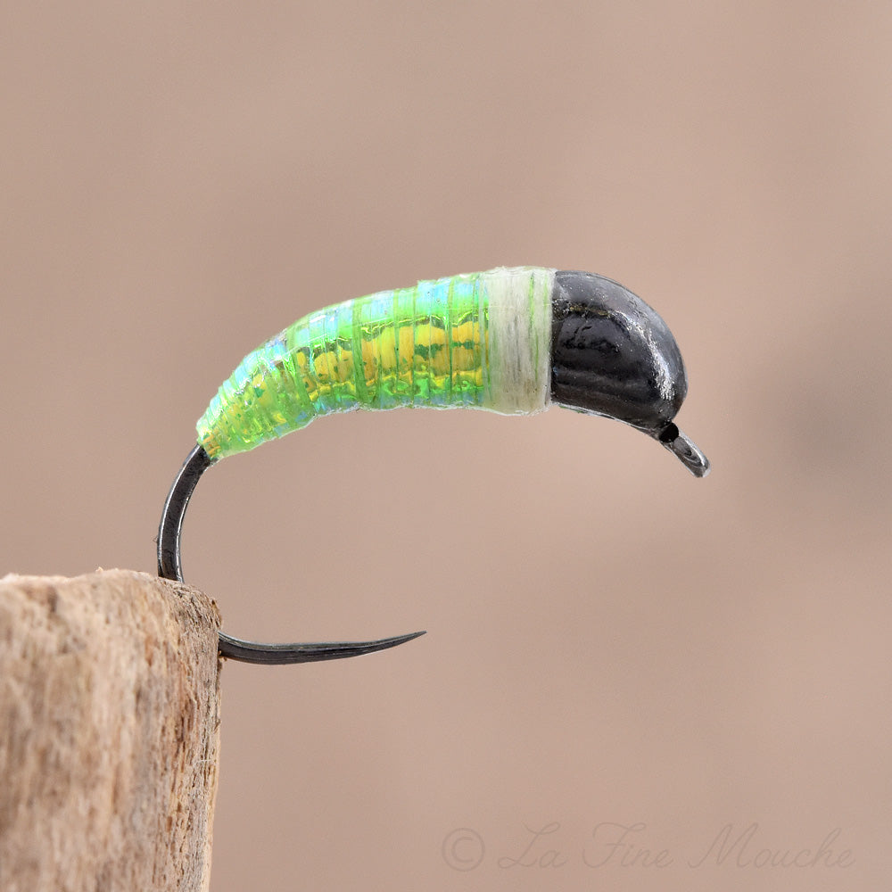 Nymph Javi Green - Black Head - 1 gram