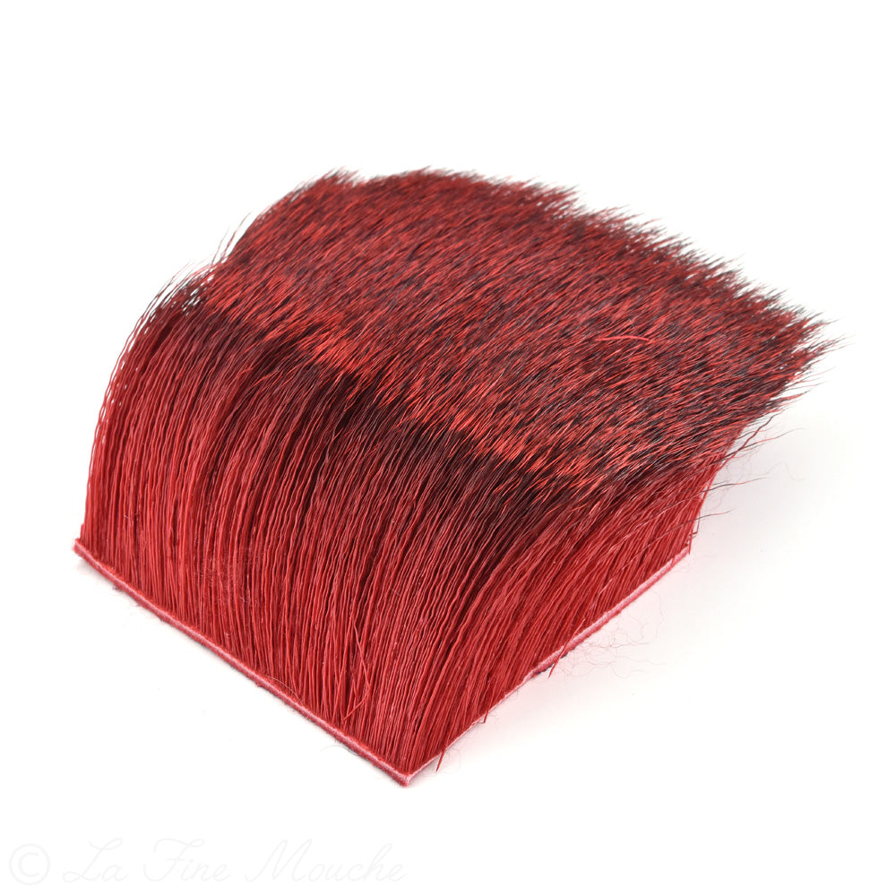 Poils de Chevreuil sur Peau 5x5cm - 8 Couleurs