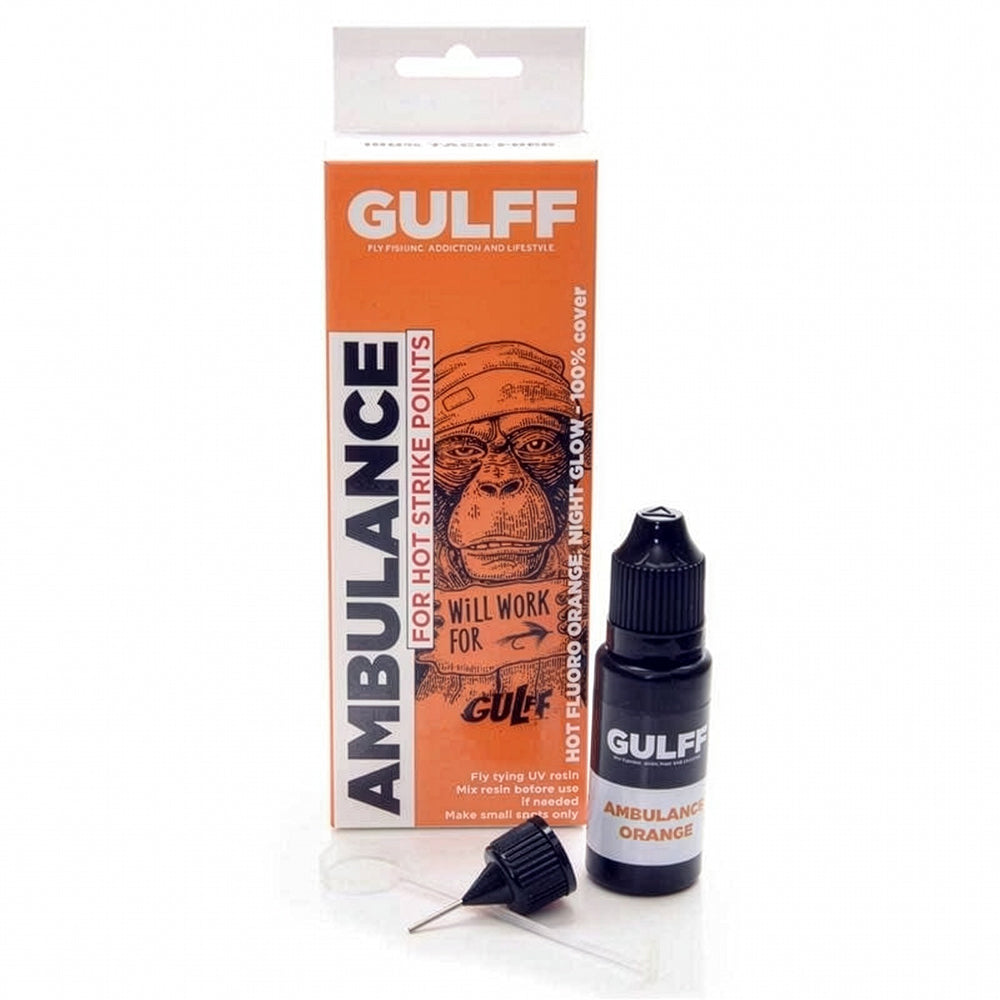 Gulff UV Resin "AMBULANCE ORANGE" - Fluorescent
