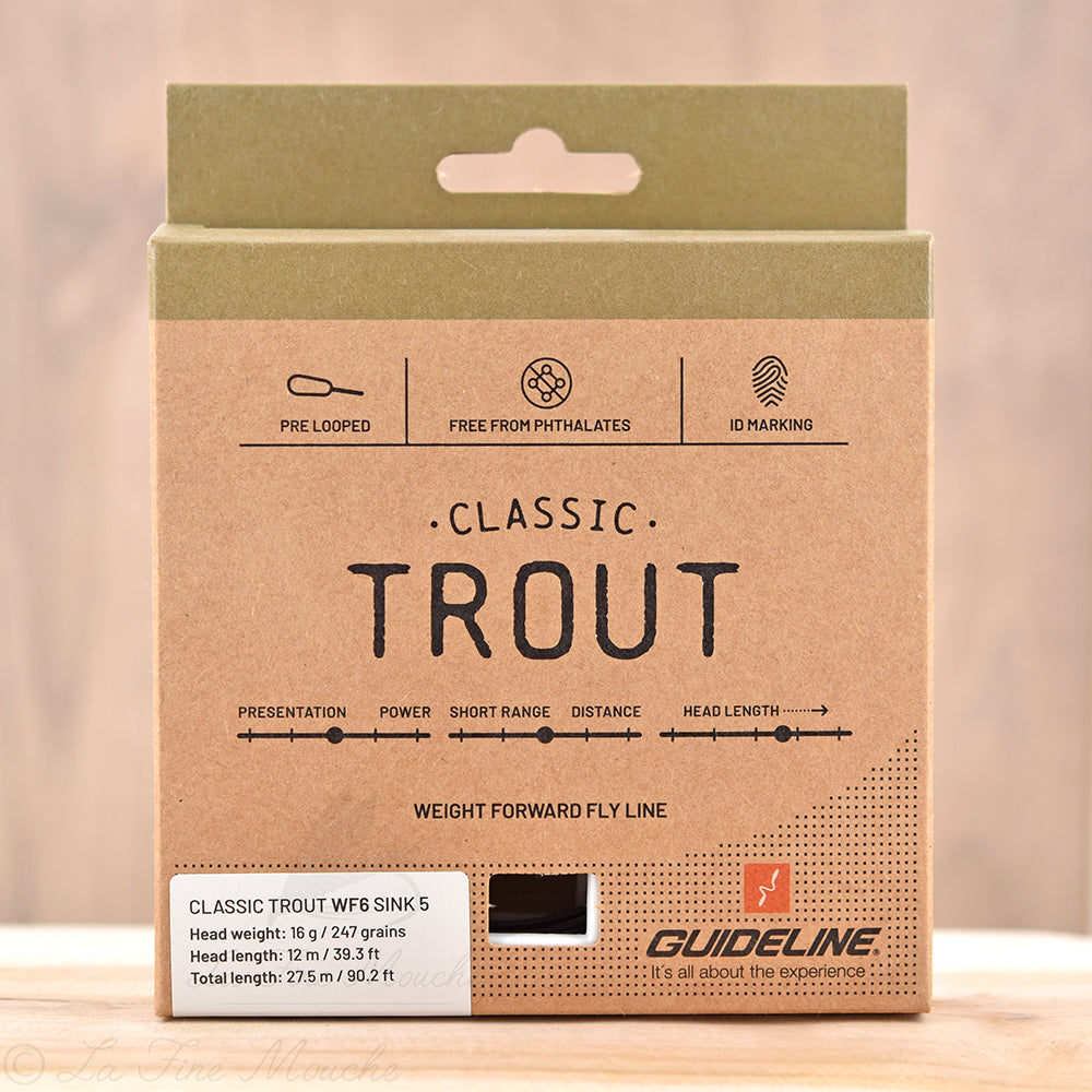 Guideline "Classic Trout" Sinking Fly Line - S3 / S5 / S7