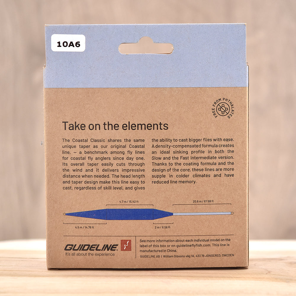 Schnell sinkende Intermediate-Fliegenschnur "COASTAL - CLASSIC" - Guideline