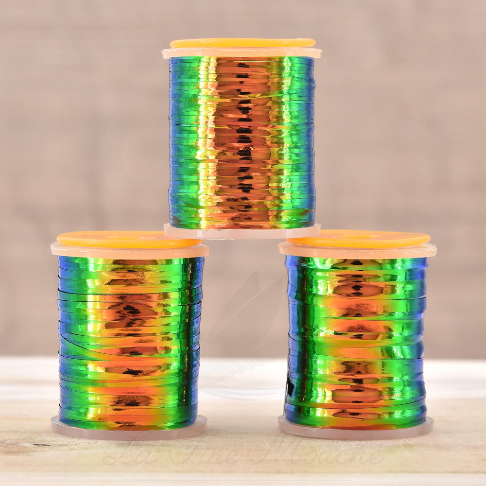 Fil Flash Tinsel Phad Fishing - 10 Couleurs, 1mm Largeur - Pour Mouches