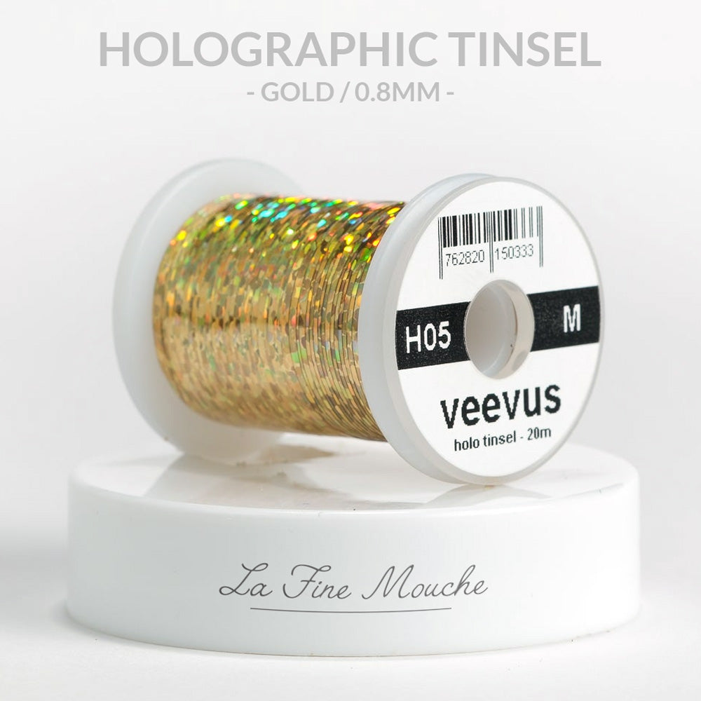 Holographic Tinsel Veevus - Medium - 0.8mm