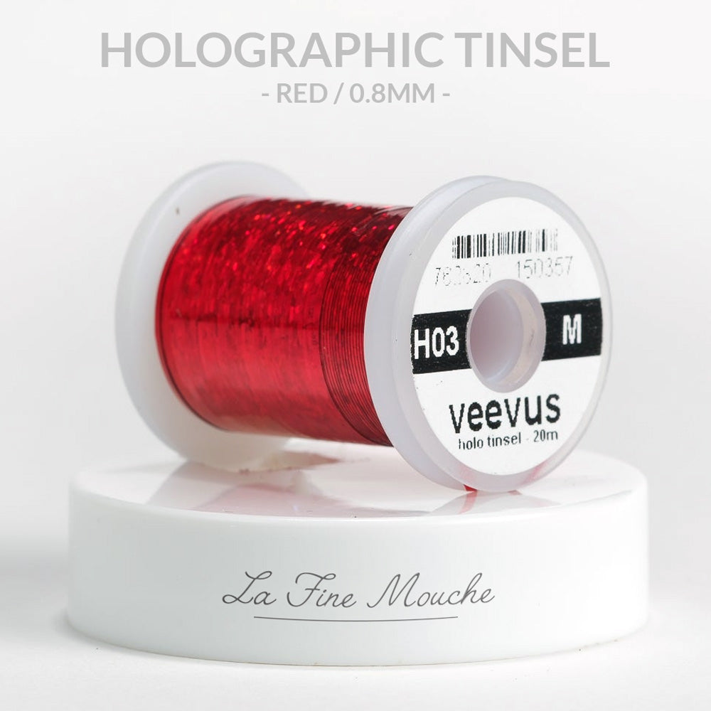 Holographic Tinsel Veevus - Medium - 0.8mm
