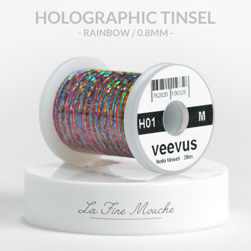 Holographic Tinsel Veevus - Medium - 0.8mm