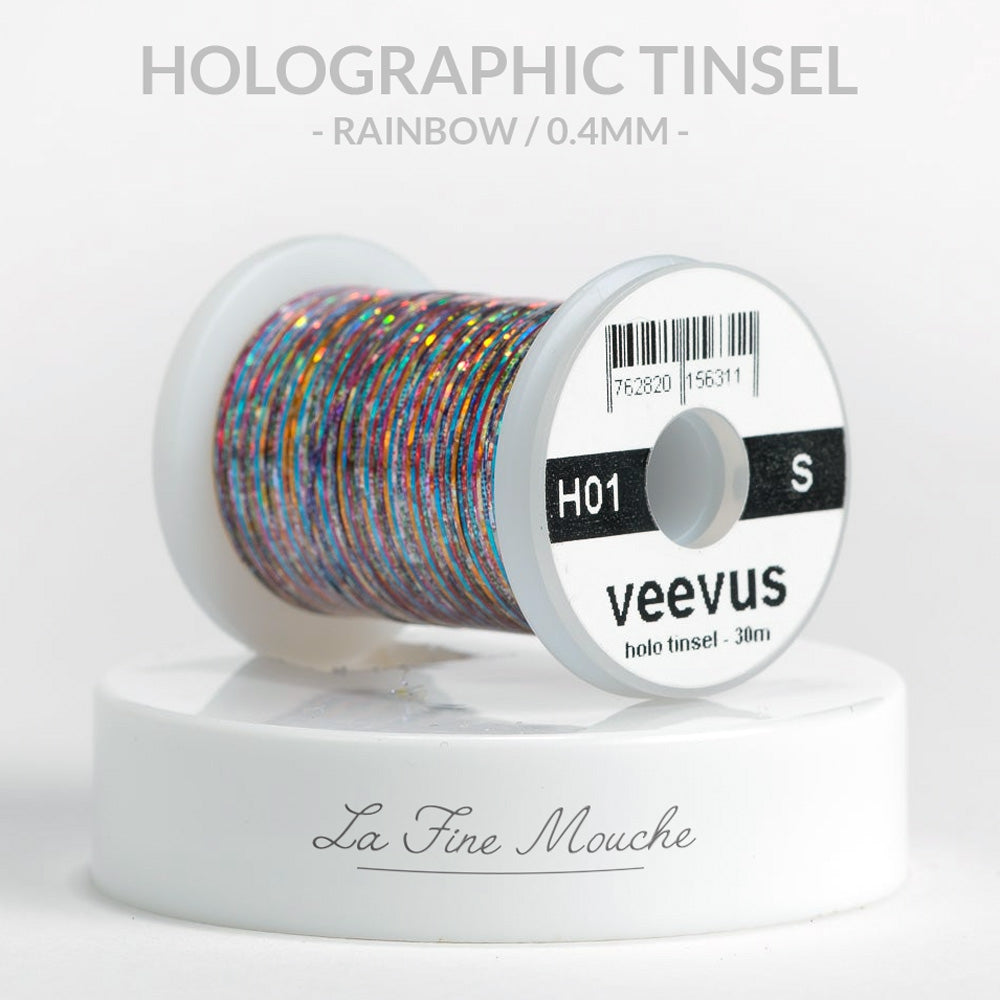Holographic Tinsel Veevus - SMALL - 0.4mm