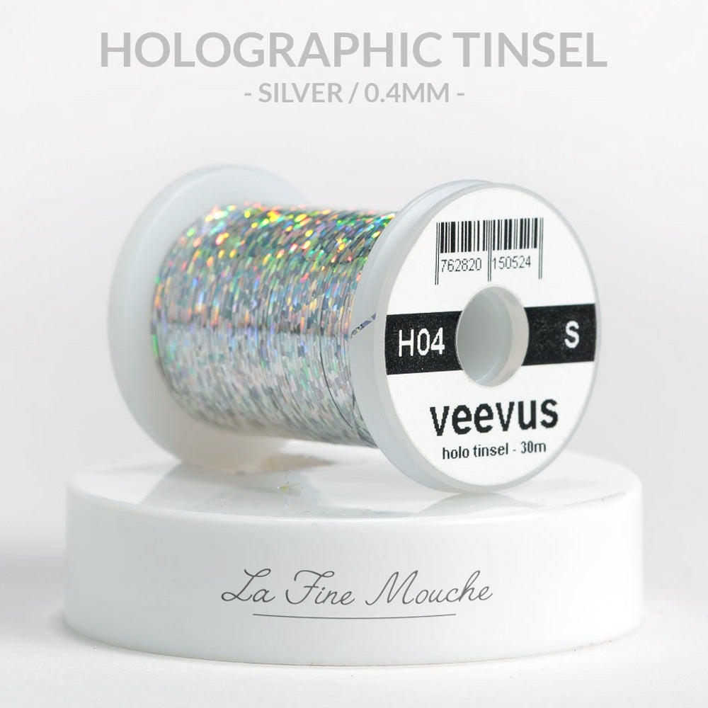 Holographic Tinsel Veevus - SMALL - 0.4mm