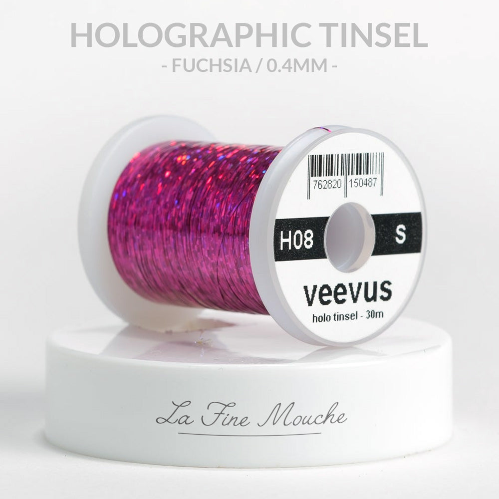 Holographic Tinsel Veevus - SMALL - 0.4mm