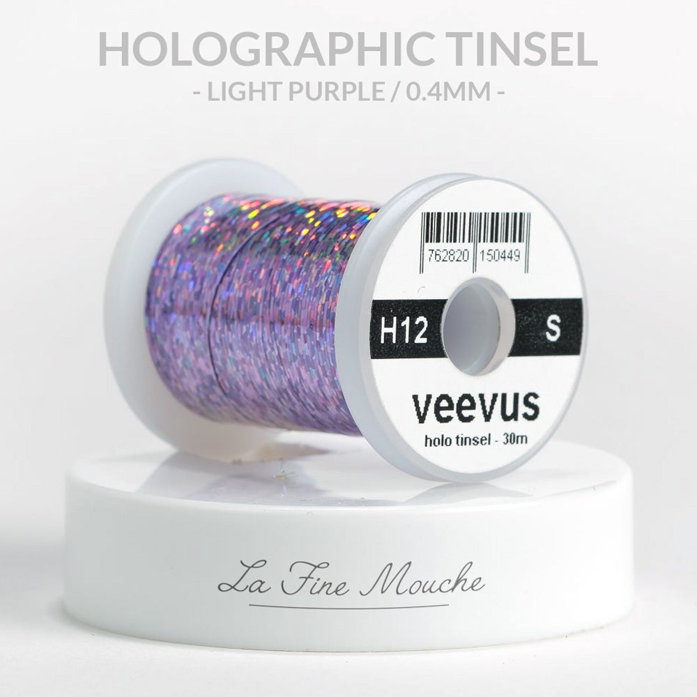 Holographic Tinsel Veevus - SMALL - 0.4mm