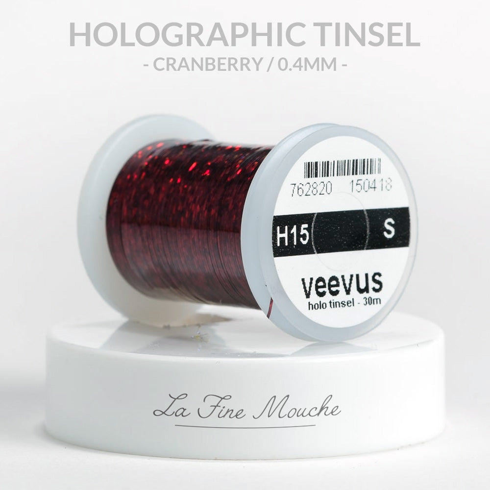 Holographic Tinsel Veevus - SMALL - 0.4mm