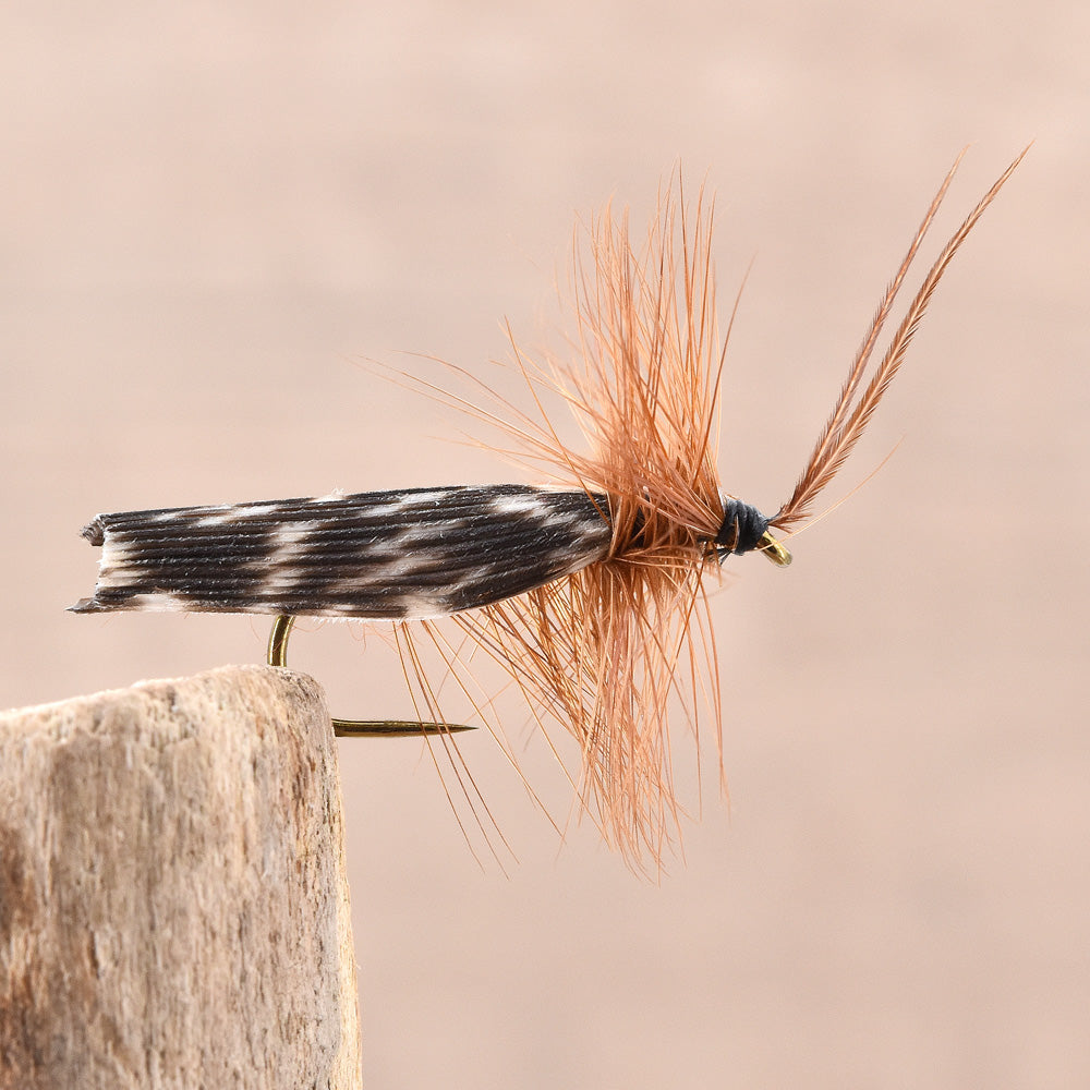 Dry Fly - Sedge Brown Horned Roof Wing