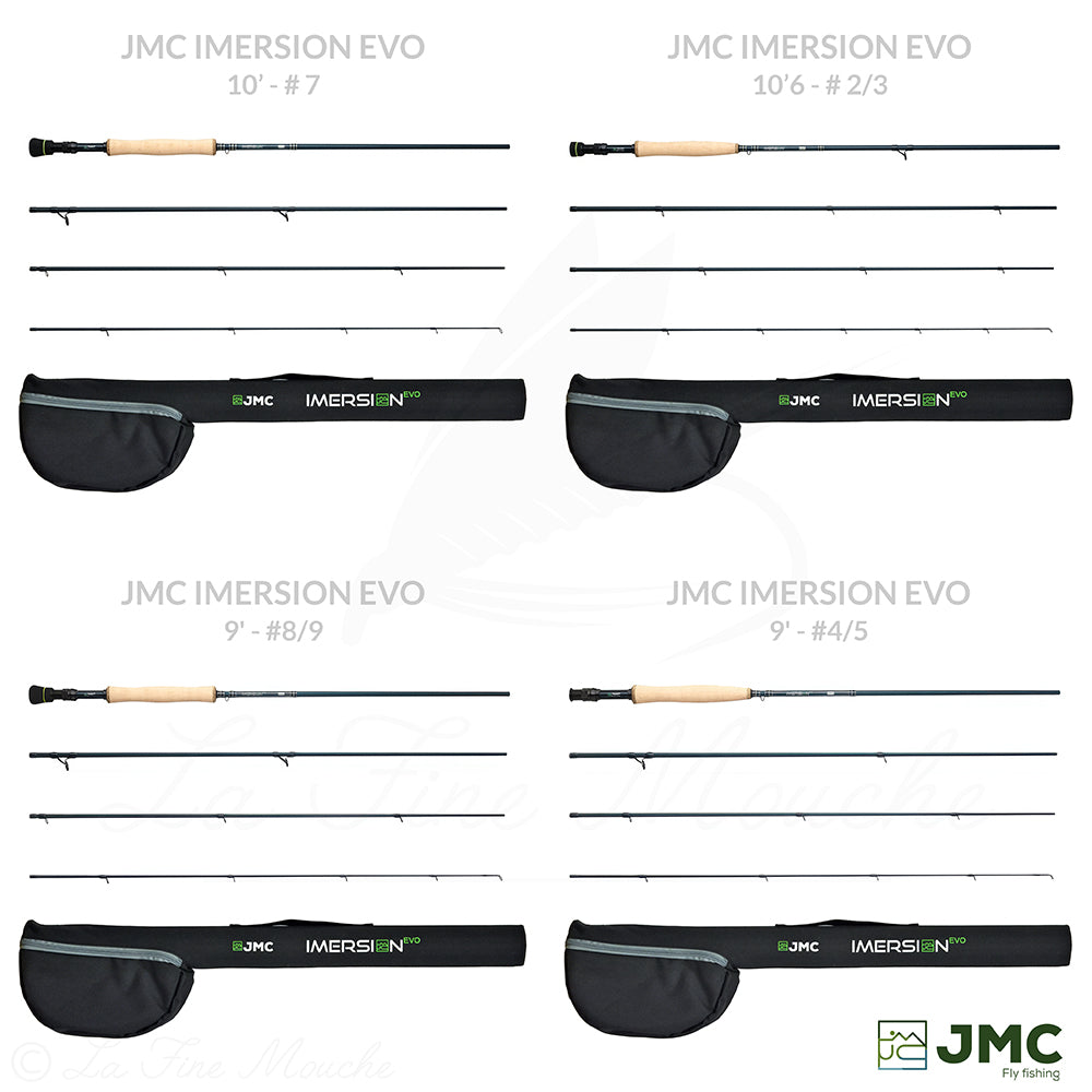 Canna da mosca IMERSION EVO - JMC - 4 Modelli