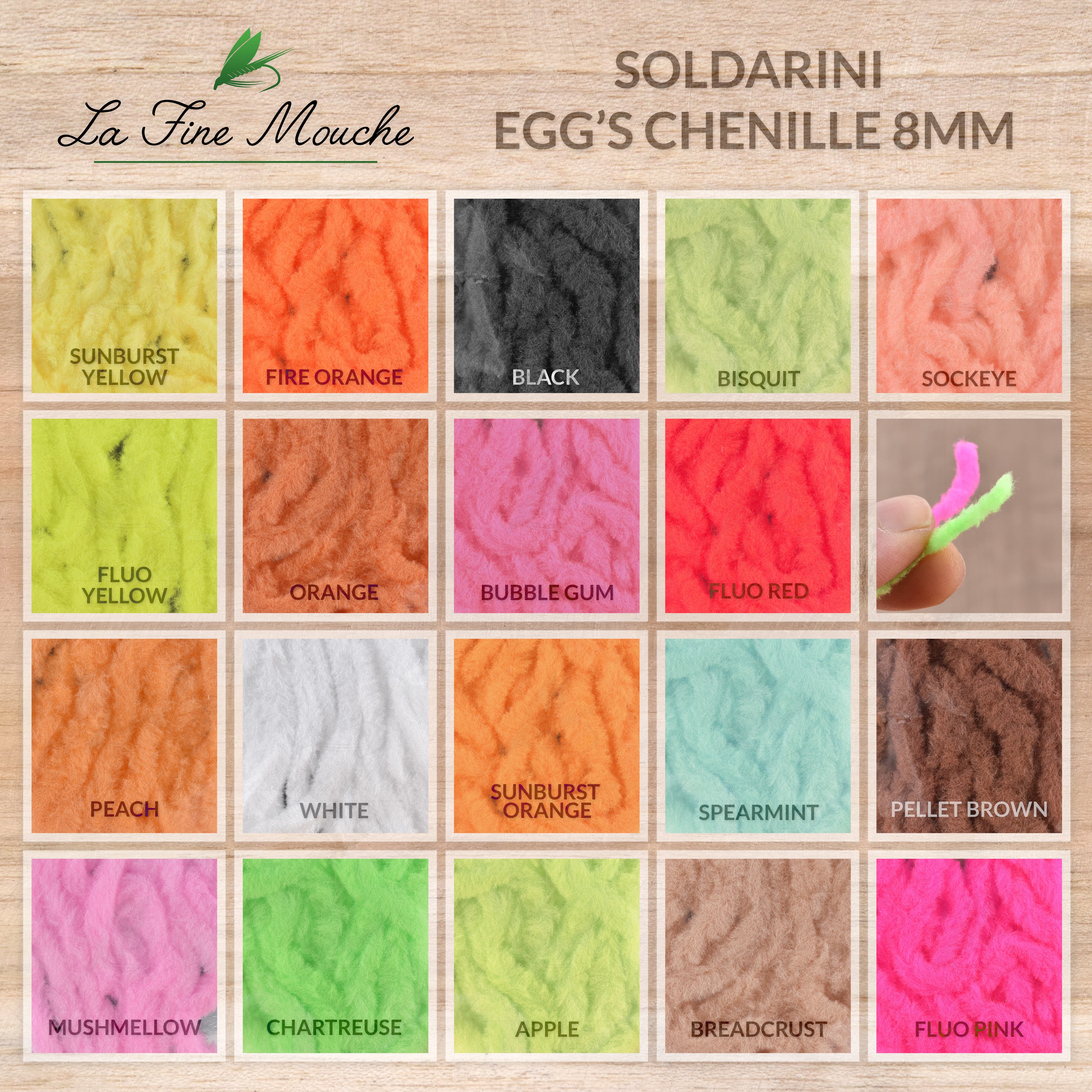 Egg's Chenille - 8mm - Soldarini