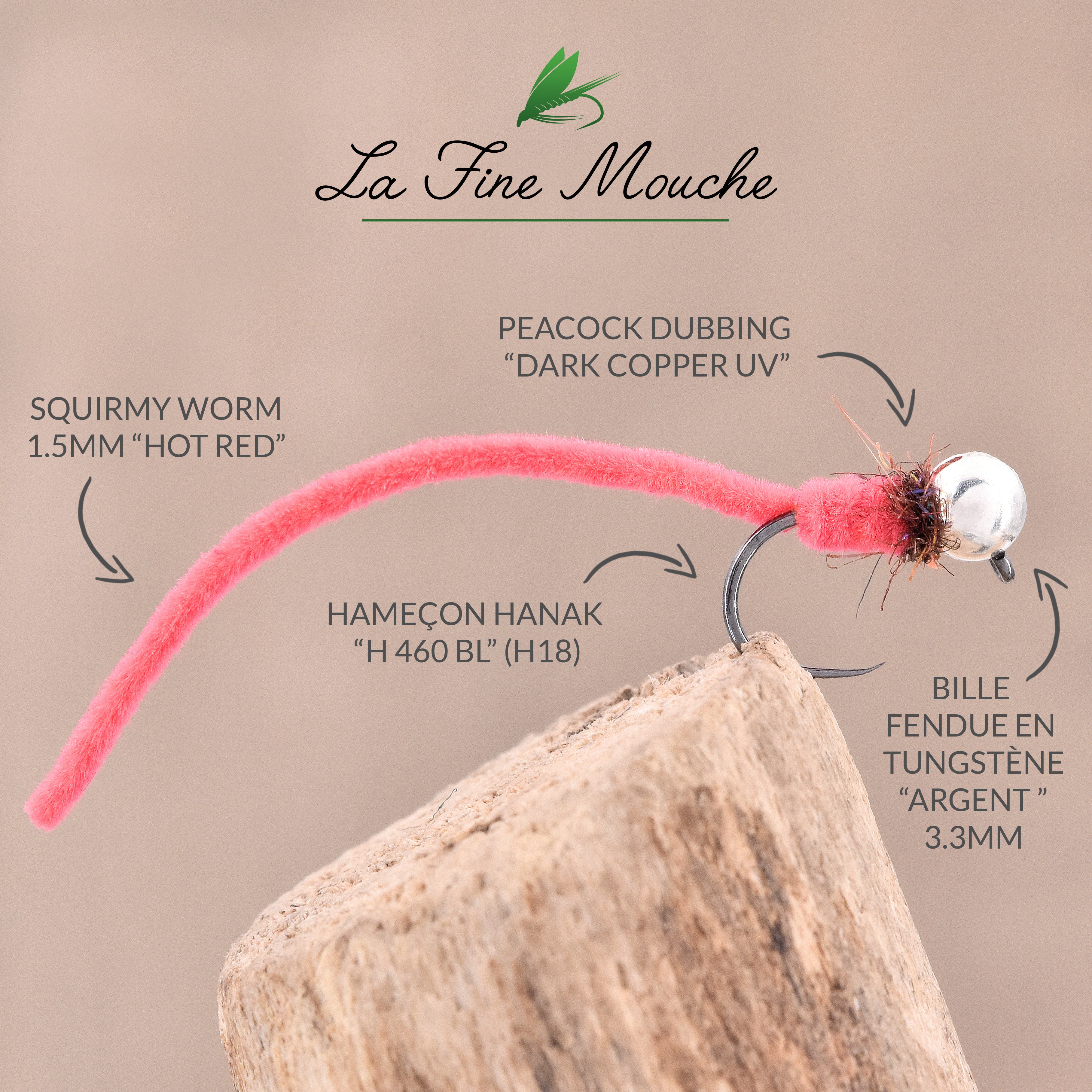 Peacock Dubbing UV - Dubbing Synthétique Fin - 0.5g - 5 Couleurs