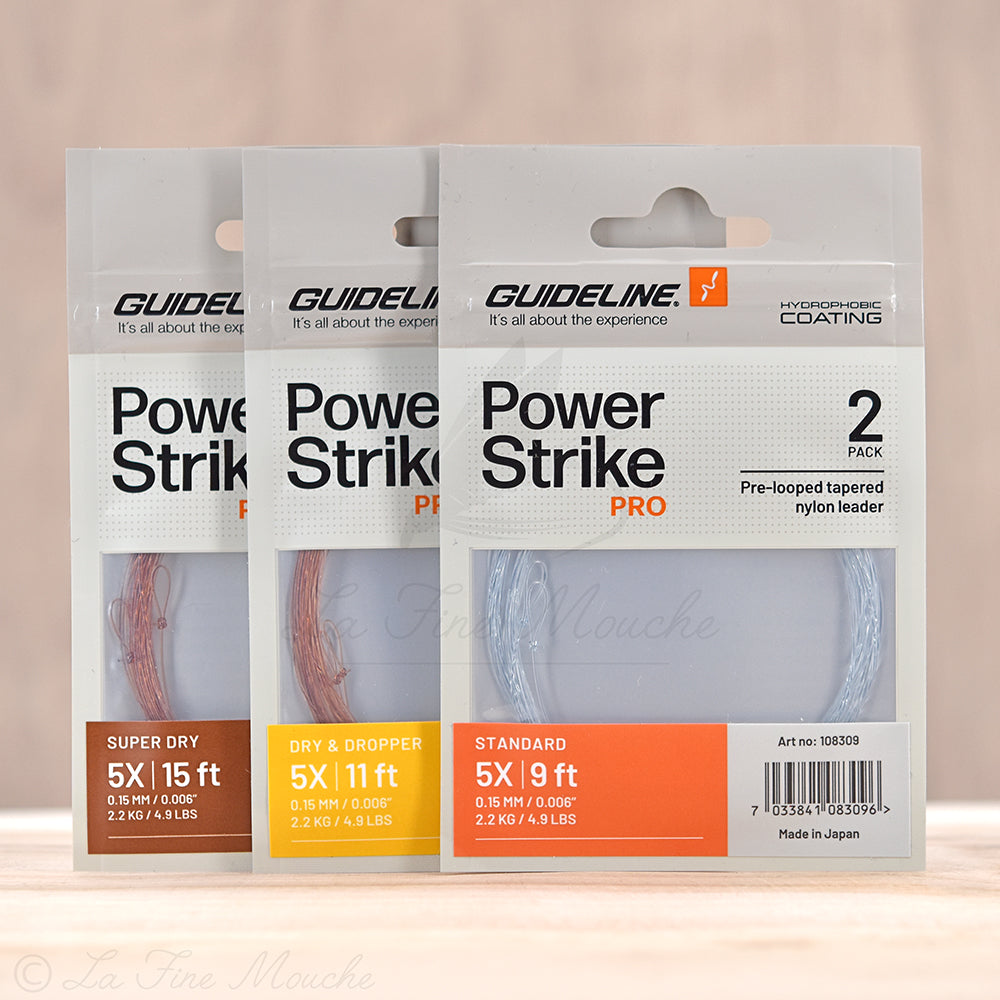 Bien choisir son bas de ligne guideline Power Strike Pro pour la Pêche à la mouche en Sèche