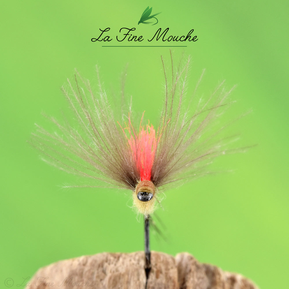 Mouche Sèche - Éphémère Baetis Ailes CDC en V - Pompon