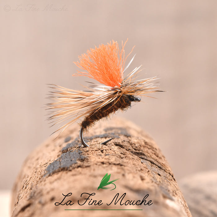 Mouche sèche cdc crème pour la pêche à la mouche de la truite et ombre Mouche sèche cdc crème pour la pêche à la mouche de la truite et ombre