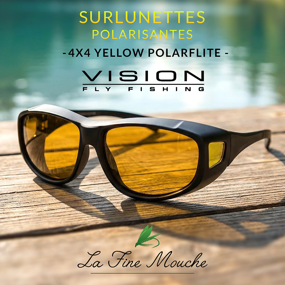 Vision 4x4 Yellow Polarflite Polarized Fit-Over Sunglasses