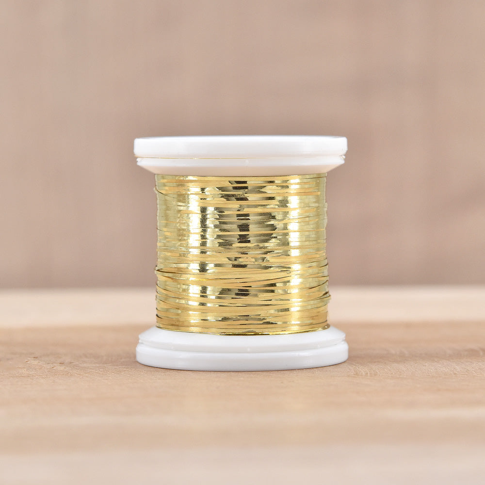 Tinsel Plat Metallic Effect Light Gold