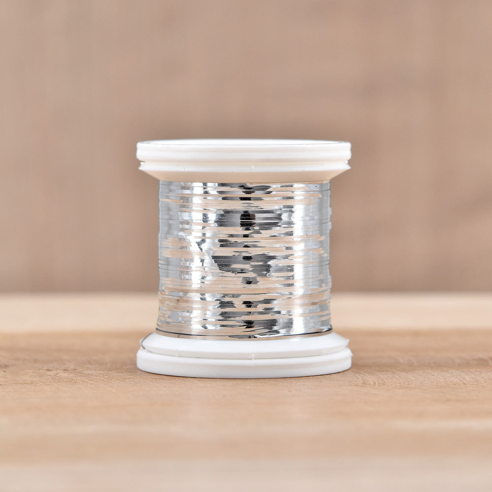 Tinsel Plat Metallic Effect Silver