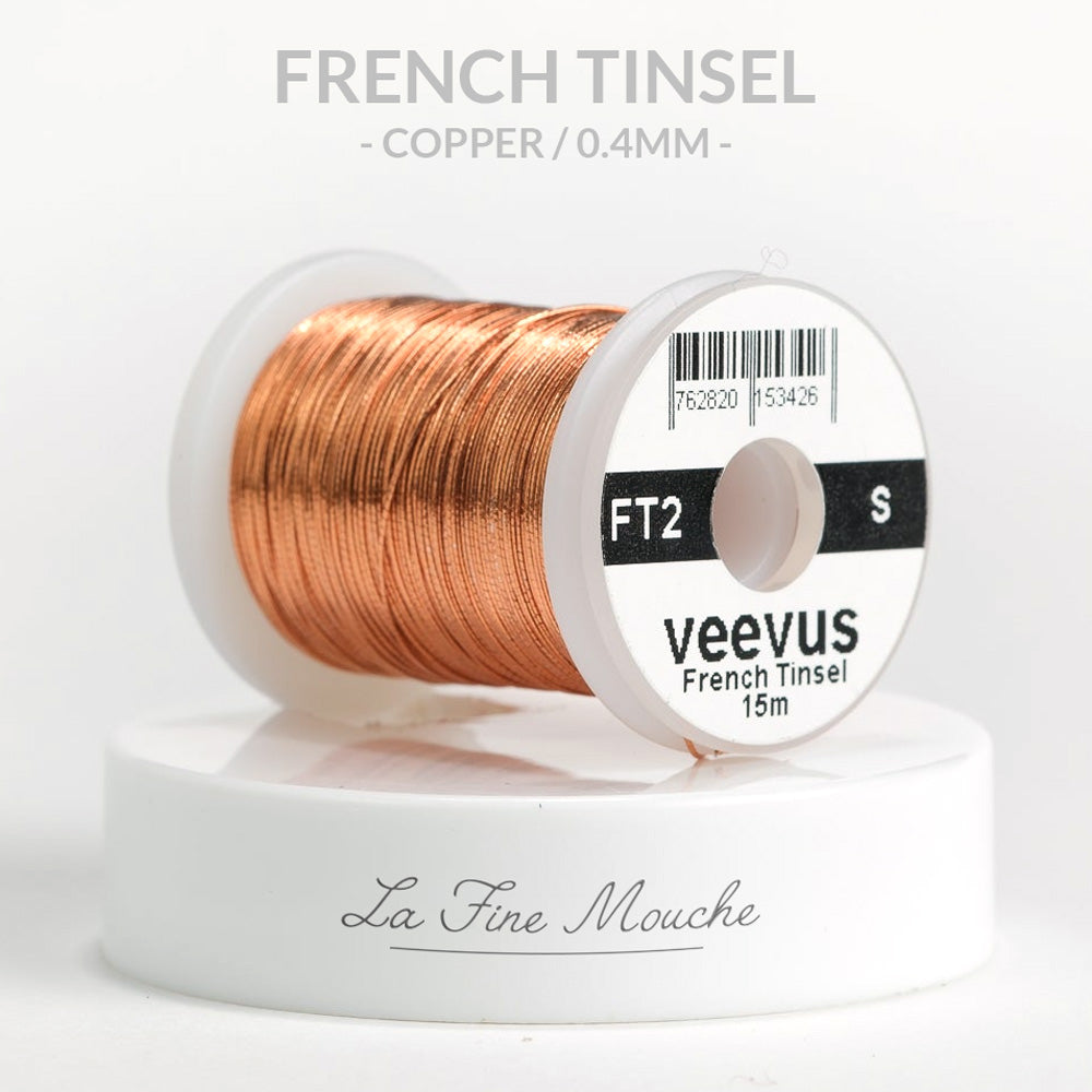 French Tinsel Veevus - Cuivre, Or et Argent / 4 Tailles