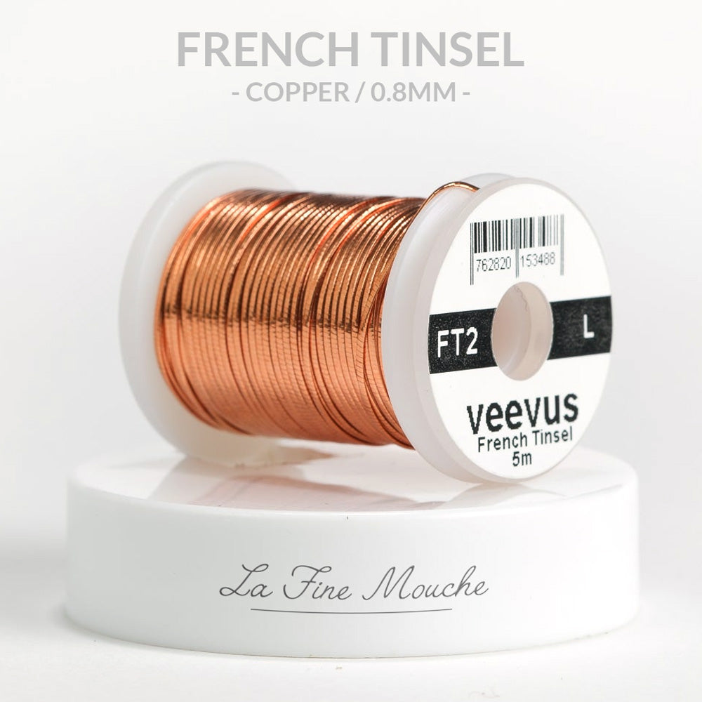 French Tinsel Veevus - Cuivre, Or et Argent / 4 Tailles