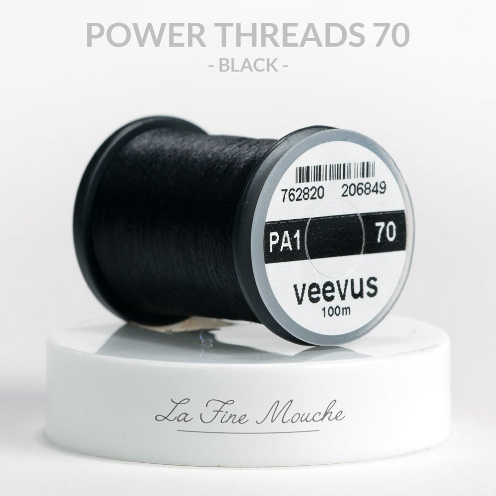 Fil de Montage Veevus POWER THREADS 70 (8/0) - 100 mètres