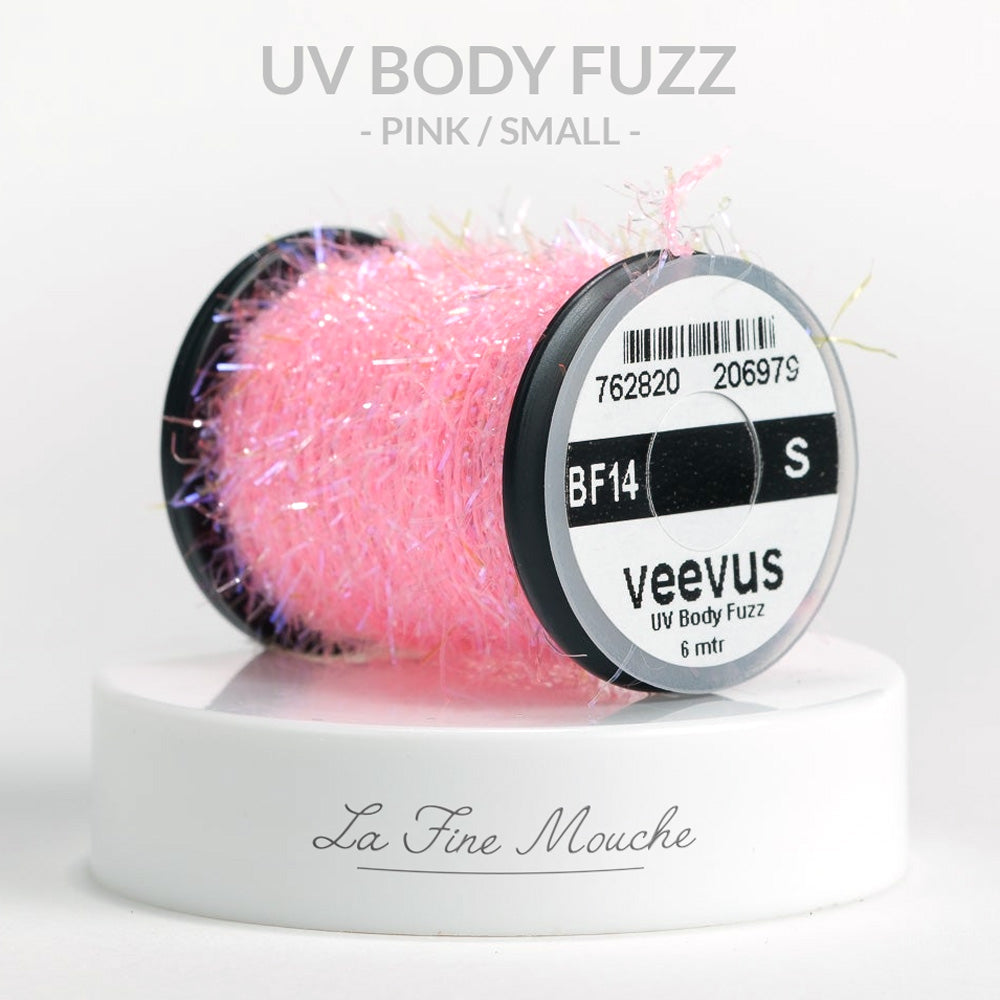 Veevus UV Body Fuzz Small Pink