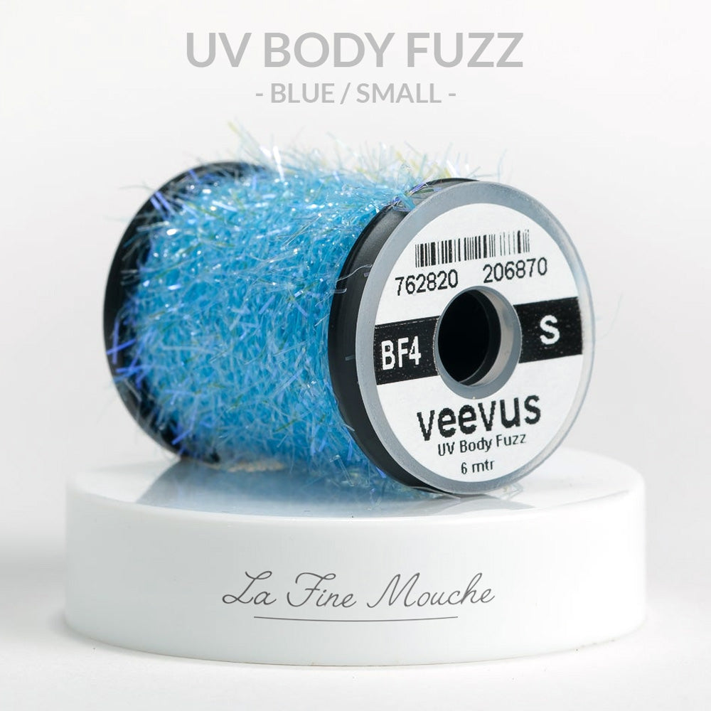 Veevus UV Body Fuzz Small Blue