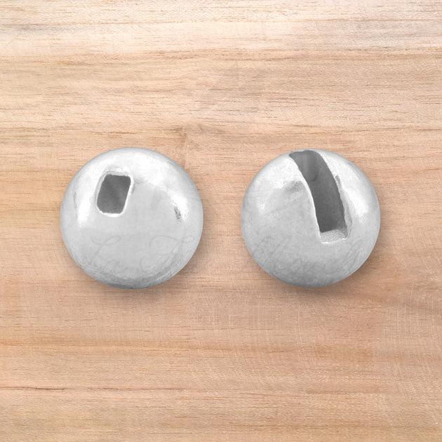 Tungsten Slotted Beads – Silver