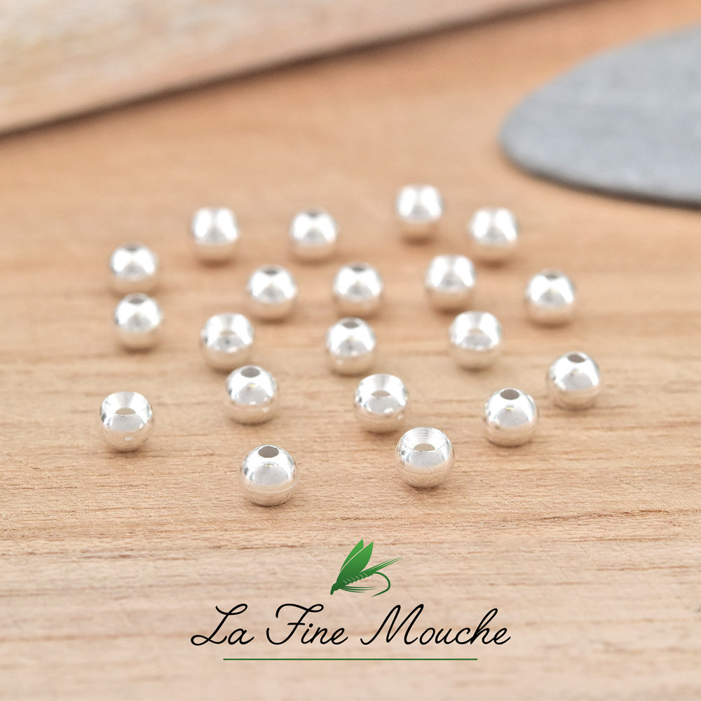 Bille en tungstène classique couleur argent