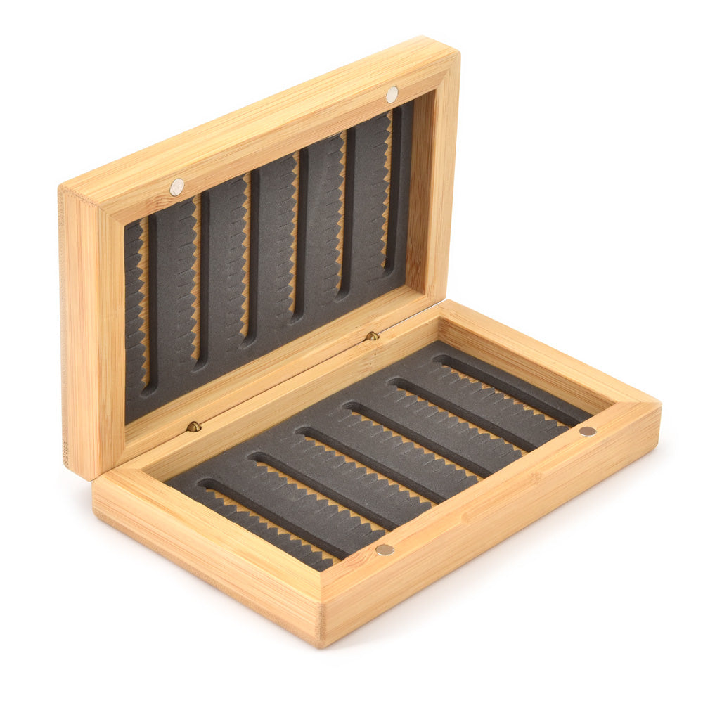 Bamboo Fly Box for 168 Flies