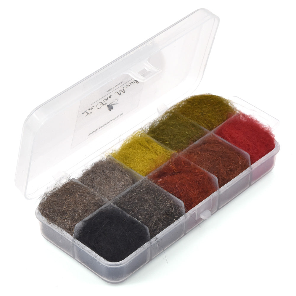 Squirrel Dubbing Dispenser Box - 10 Colors
