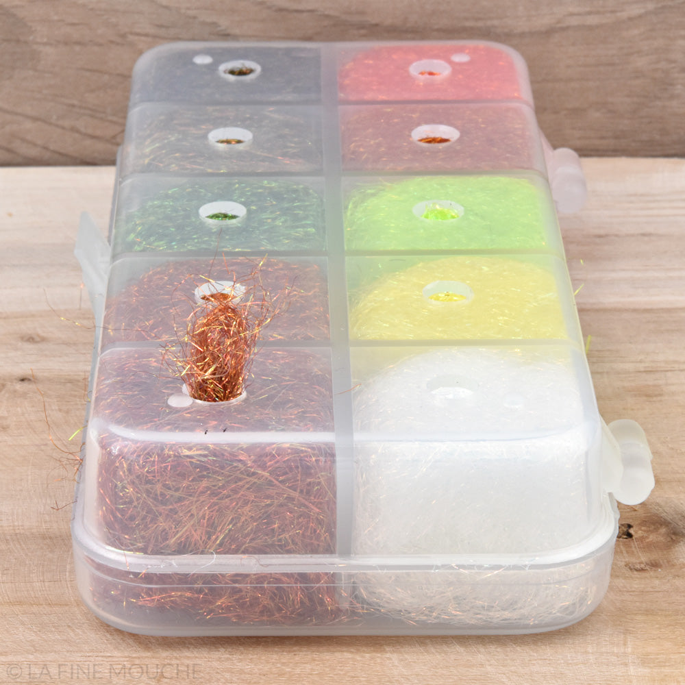 Boîte distributrice de Dubbing Synthétique "Fine Diamond" - 10 Couleurs