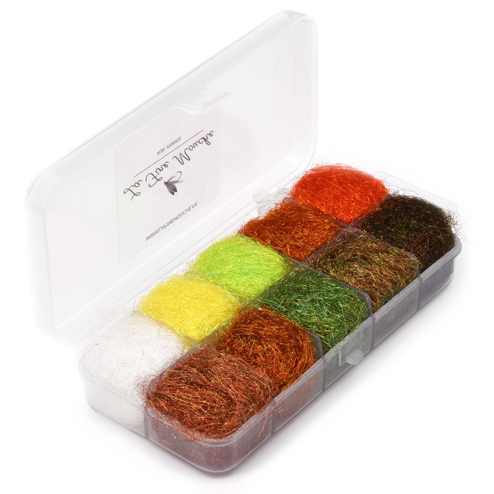 Ultra Fine Dubbing Dispenser Box "Fine Diamond" - 10 Colors