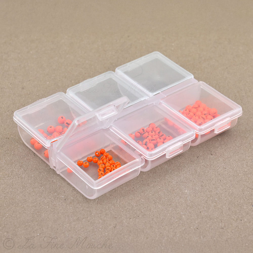 Boîte de rangement pour Billes en Tungstène - 6 Compartiments