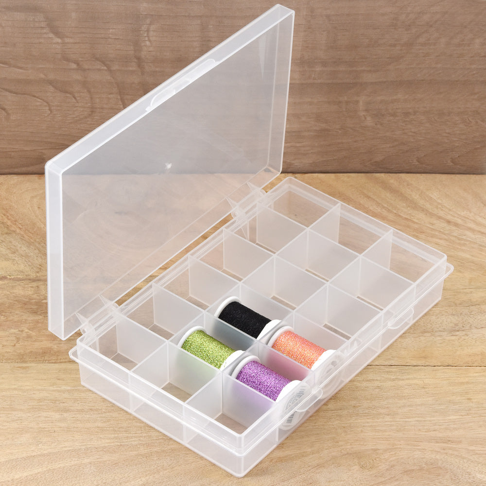 Spool Storage Box - 18 Compartments