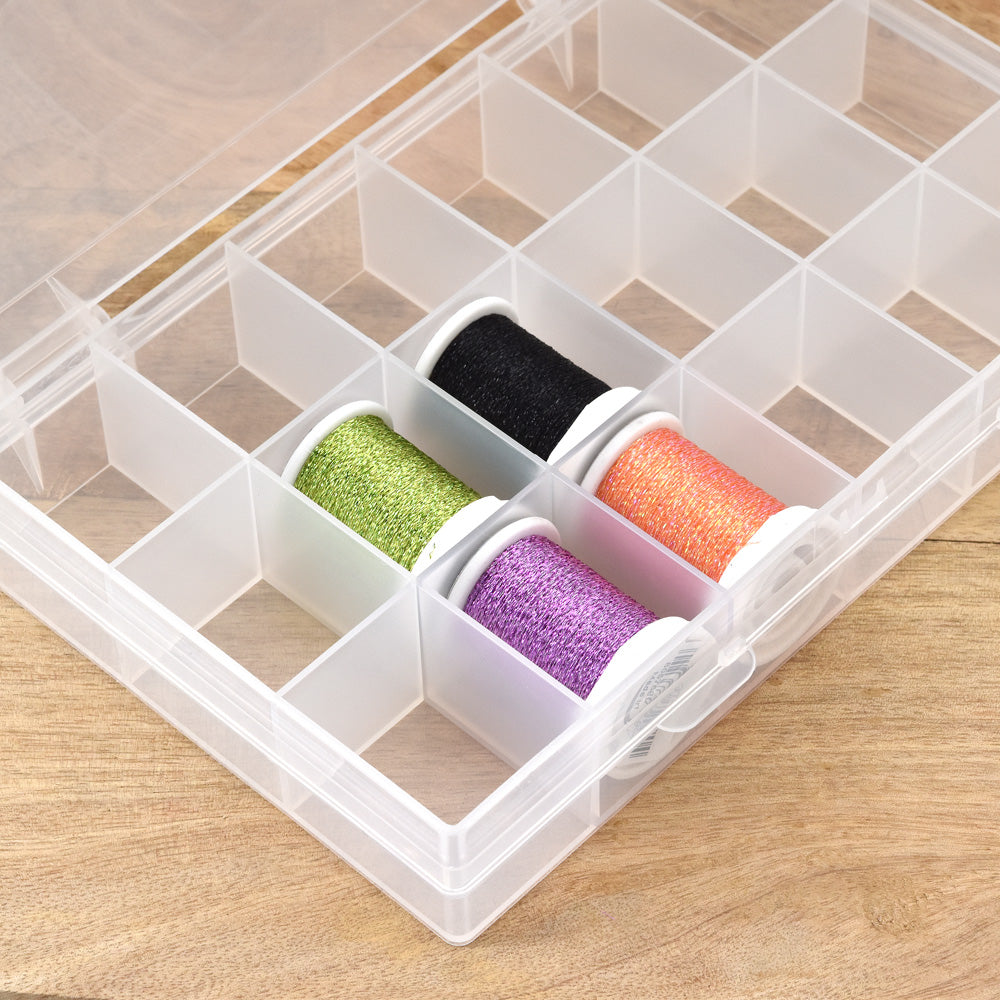 Spool Storage Box - 18 Compartments