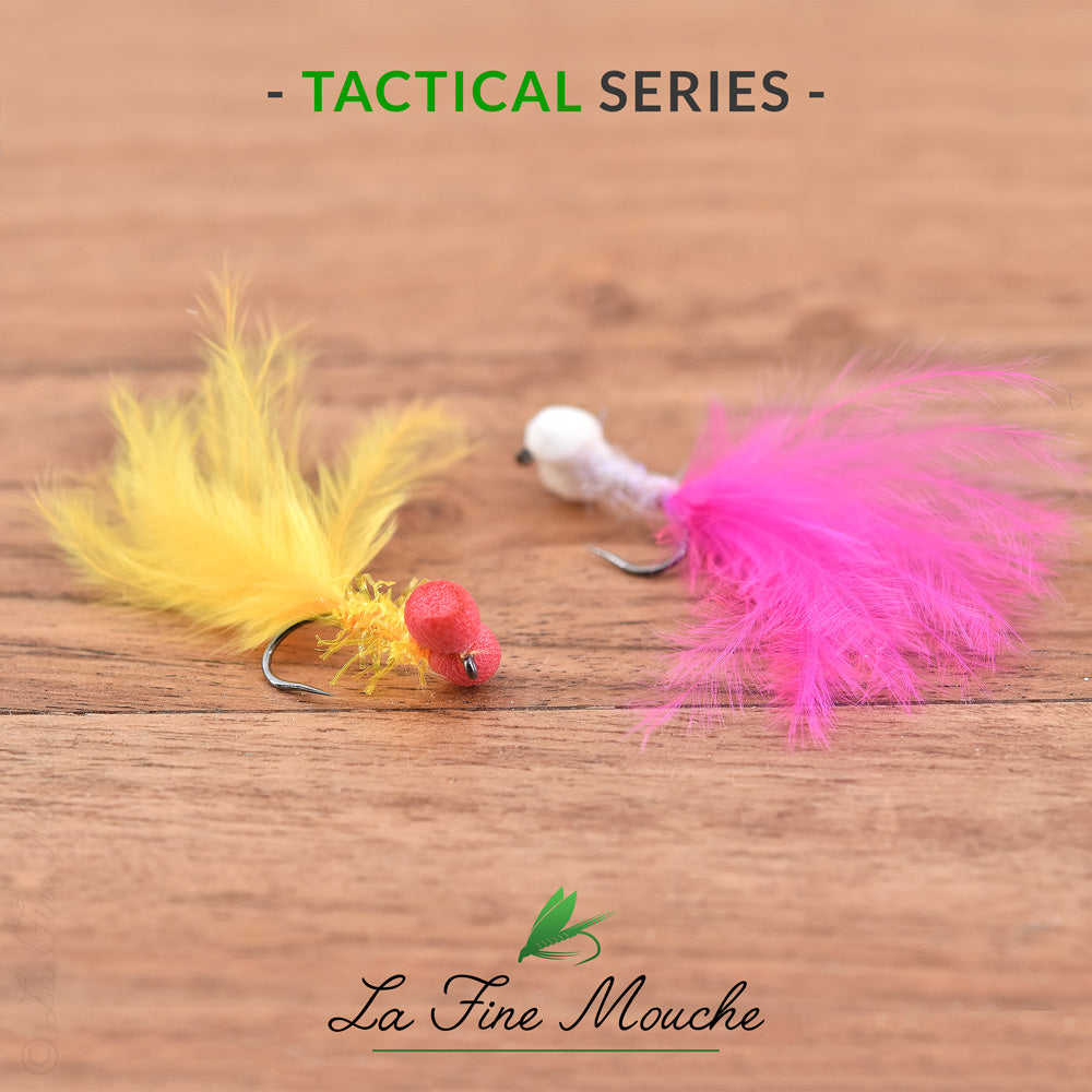 Orange Marabou Booby – TACTICAL SERIES – Red Eyes