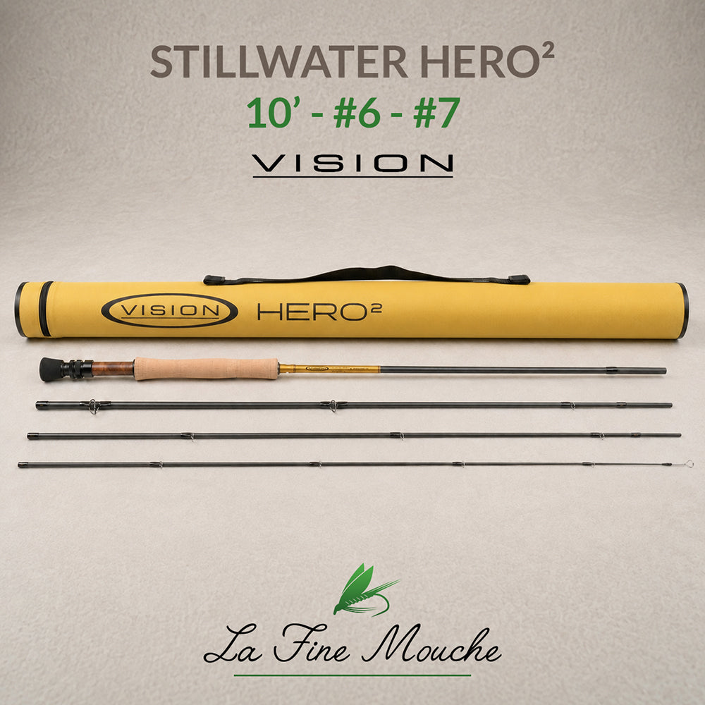 Cana de Pesca à Pluma - Stillwater Hero² - Vision