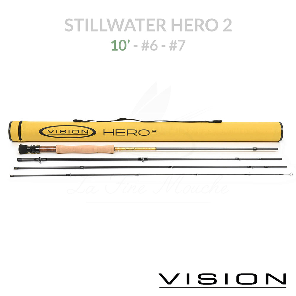 Cana de Pesca à Pluma - Stillwater Hero² - Vision