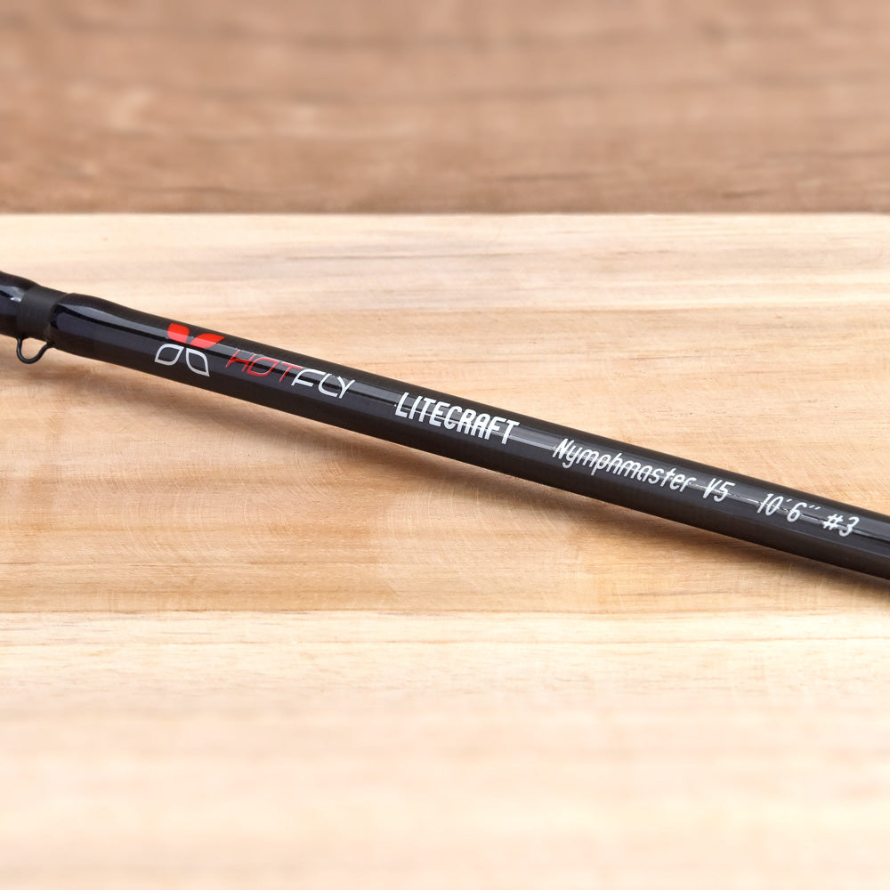 Canne à mouche LITECRAFT NYMPHMASTER V5 de Hotfly / 10'6 / #3