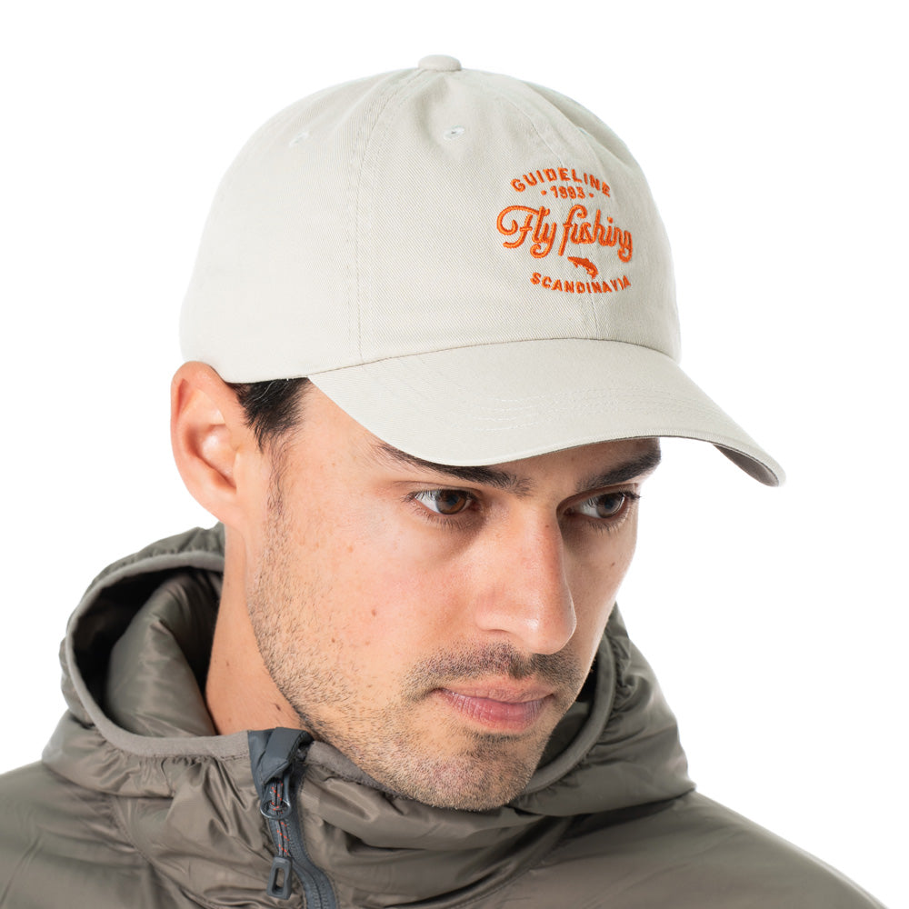 Casquette Beige "Fly Fishing Dad Cap - Bone" - Guideline