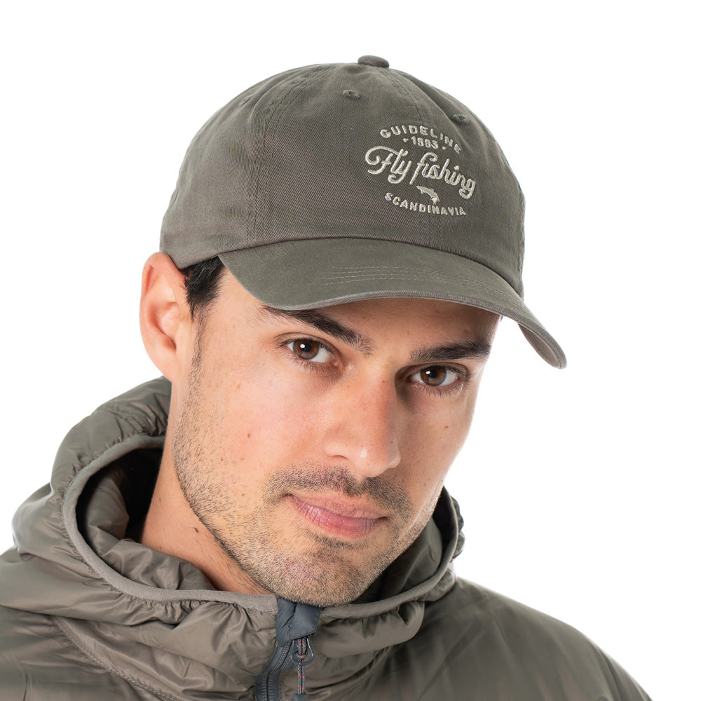 Casquette grise "Fly Fishing Dad Cap" - Guideline