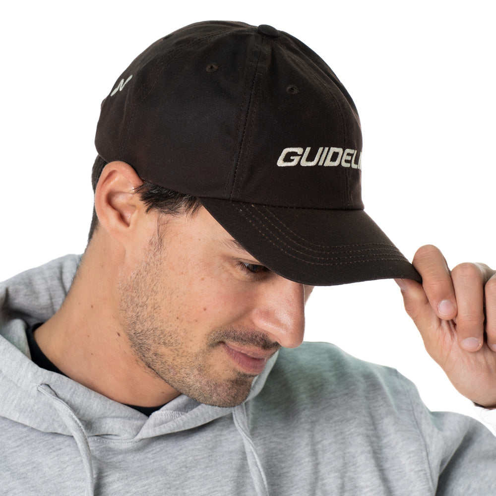 Casquette Noire "Oilskin" - Guideline