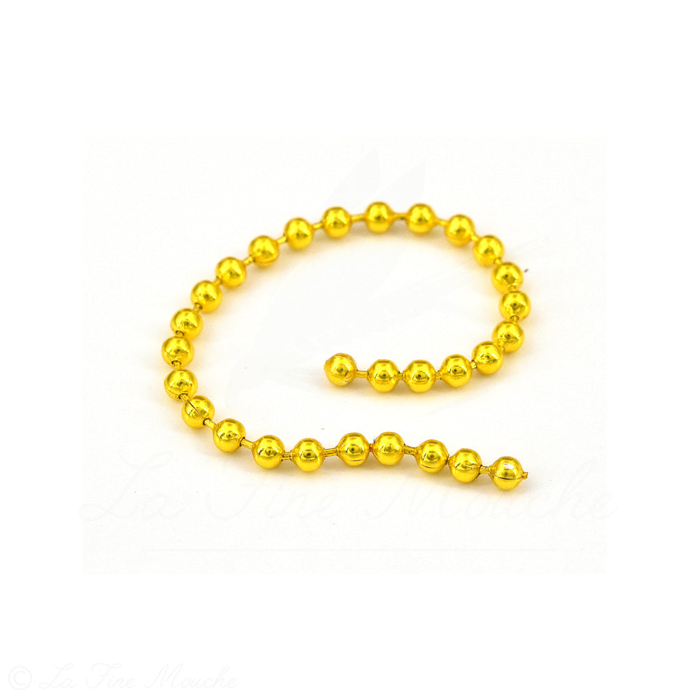 Metal Bead Chain Ø2.5 mm - Fly Tying Eyes & Streamer Weight