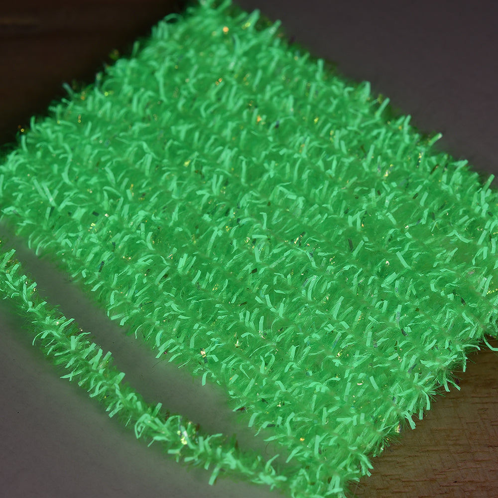 Phosphoreszierende Chenille - 6mm und 4mm - 9 Farben