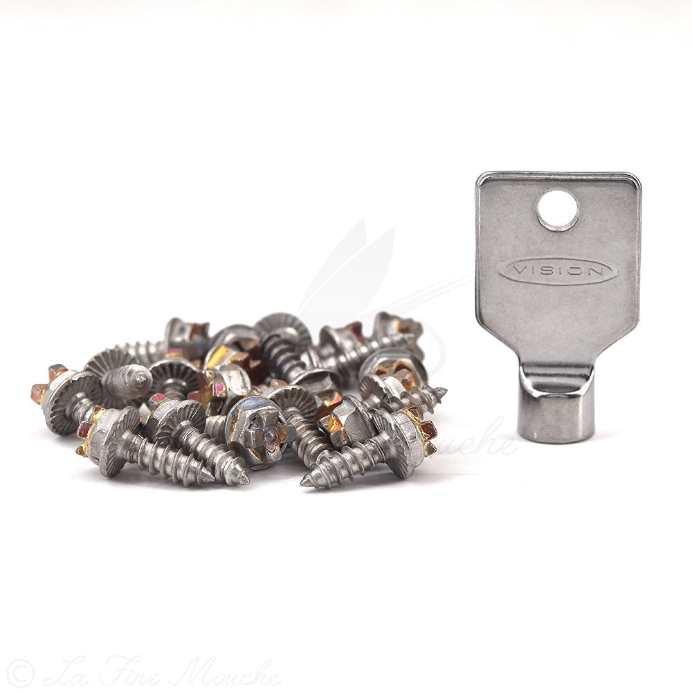 Pitons de tungsténio Vision - 20pcs + Ferramenta